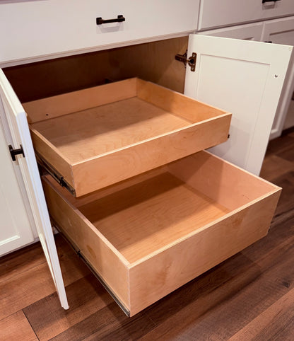 4" Drawer Top / 8" Drawer Bottom #015