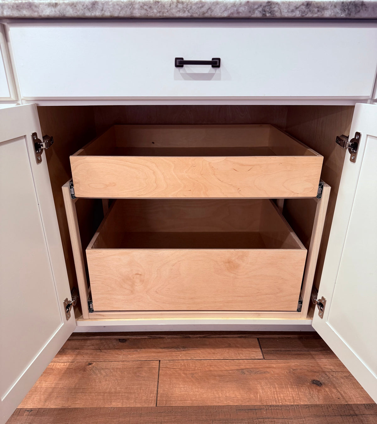4" Drawer Top / 8" Drawer Bottom #015