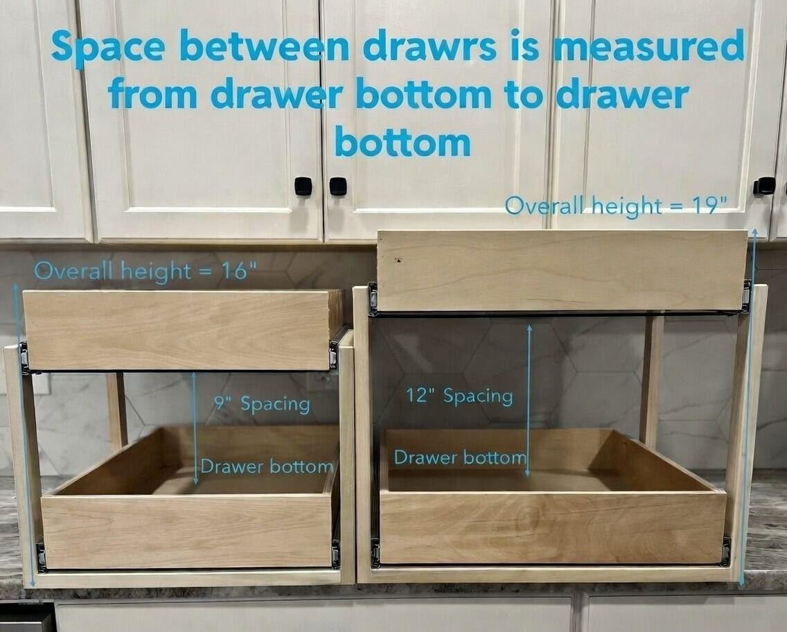 4" Drawer Top / 6" Drawer Bottom #012